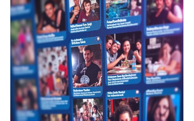 Collage of happy gamers sharing their game nights on social media